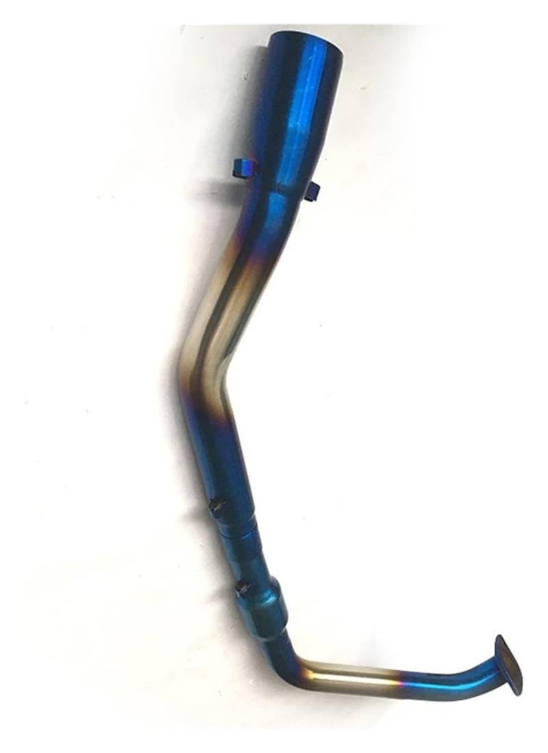 Motorrad Auspuff Tube Für Y&amaha YZF R15 V3 R125 MT125 2018 2019 Motorradauspuff Modifiziertes Vollsystem Front Link Pipe Schalldämpfer DB Killer Escape(Multi-Colored B) von SCBSTKBGGW