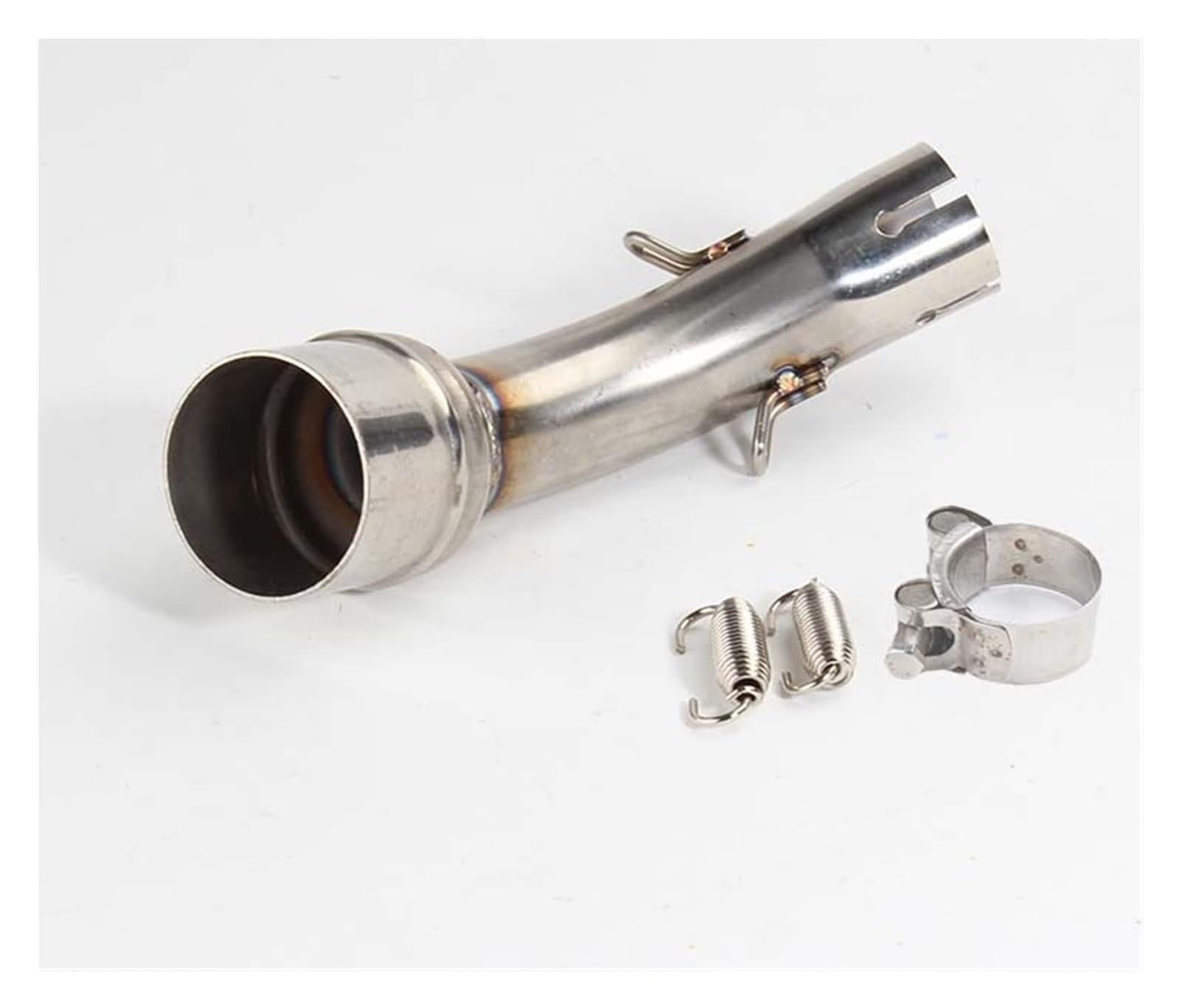 Motorrad Auspuff Tube Für Y&amaha YZF R25 MT03 R3 MT-03 2014-2023 Mittelauspuff Escape Moto Pipe Motorrad Modifizierter Roller Schalldämpfer Auspuff(Multi-Colored B) von SCBSTKBGGW