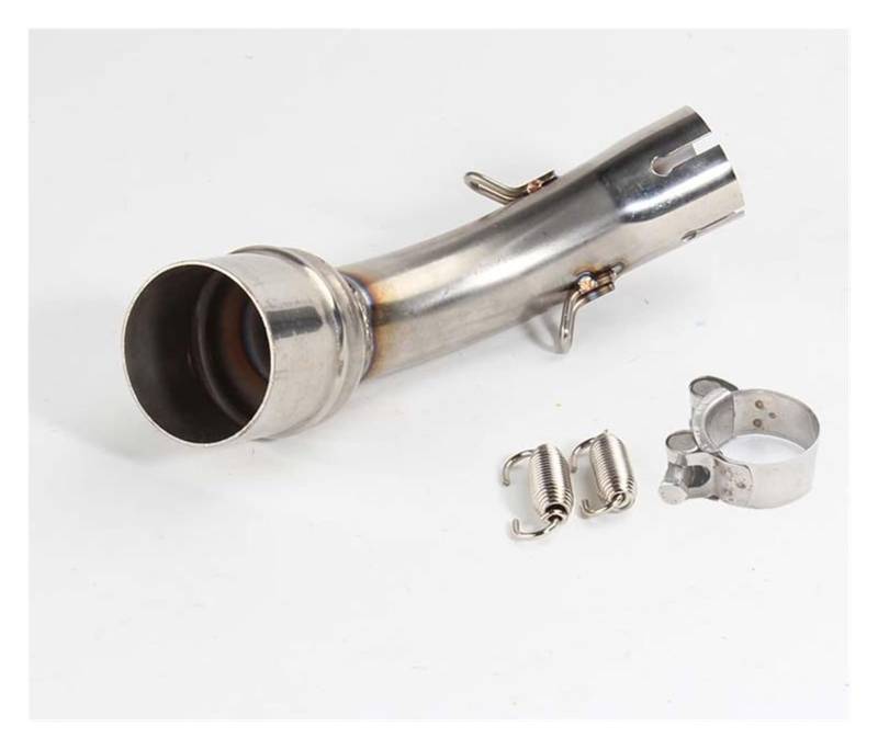 Motorrad Auspuff Tube Für Y&amaha YZF R25 MT03 R3 MT-03 2014-2023 Mittelauspuff Escape Moto Pipe Motorrad Modifizierter Roller Schalldämpfer Auspuff(Multi-Colored B) von SCBSTKBGGW