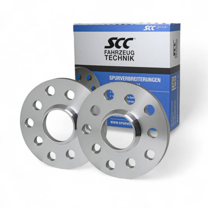 SCC Spurverbreiterungen Spurplatten 2x10mm 5x108-5x110 12180 kompatibel mit Saab 9-3 9-5 von SCC