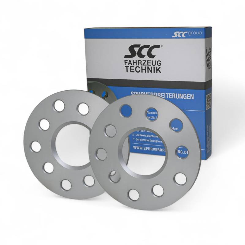 SCC Spurverbreiterungen Spurplatten 2x4mm 5x100-5x112 10321E kompatibel mit Volkswagen Vento von SCC