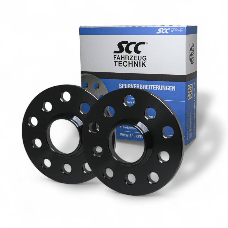 SCC Spurverbreiterungen Spurplatten 2x8mm 5x115-12508W kompatibel mit Chrysler 300C von SCC