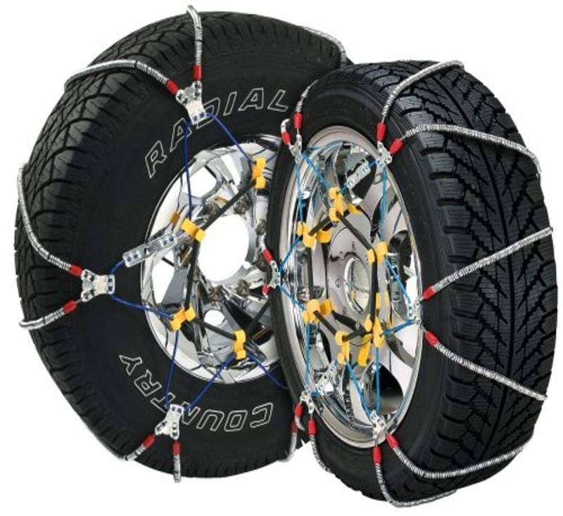 Security Chain Company SZ137 Super Z6 Reifenkette für PKW, Pickup und SUV, 2 Stück, silberfarben von SCC