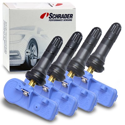 Schrader 4x Reifendrucksensor Radsensor EZ-Sensor [Hersteller-Nr. 3062] für Chevrolet, Lada, Opel von SCHRADER