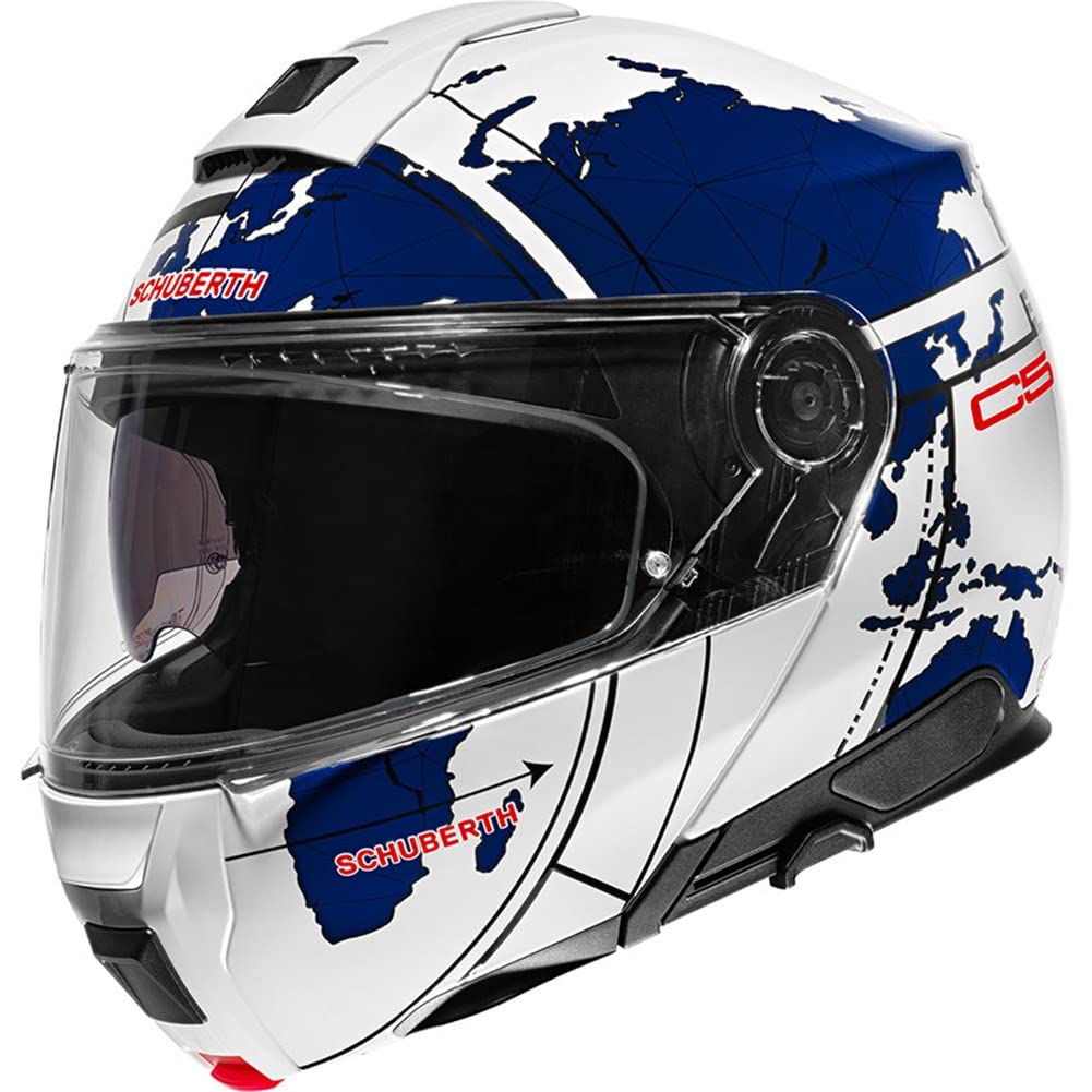 SCHUBERTH C5 Globe Blue Motorrad Klapphelm, 59 (L) von SCHUBERTH