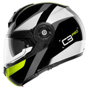 Schuberth C3 Pro Sestante Klapphelm Schwarz Gelb Weiss Anthrazit von Schuberth