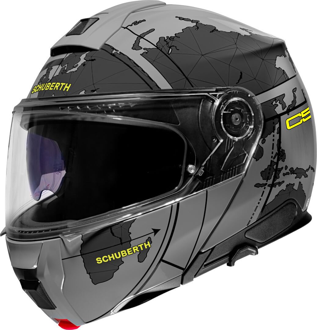 SCHUBERTH HELMET C5 ECE DEKOR GLOBE GREY 61 (XL) von SCHUBERTH