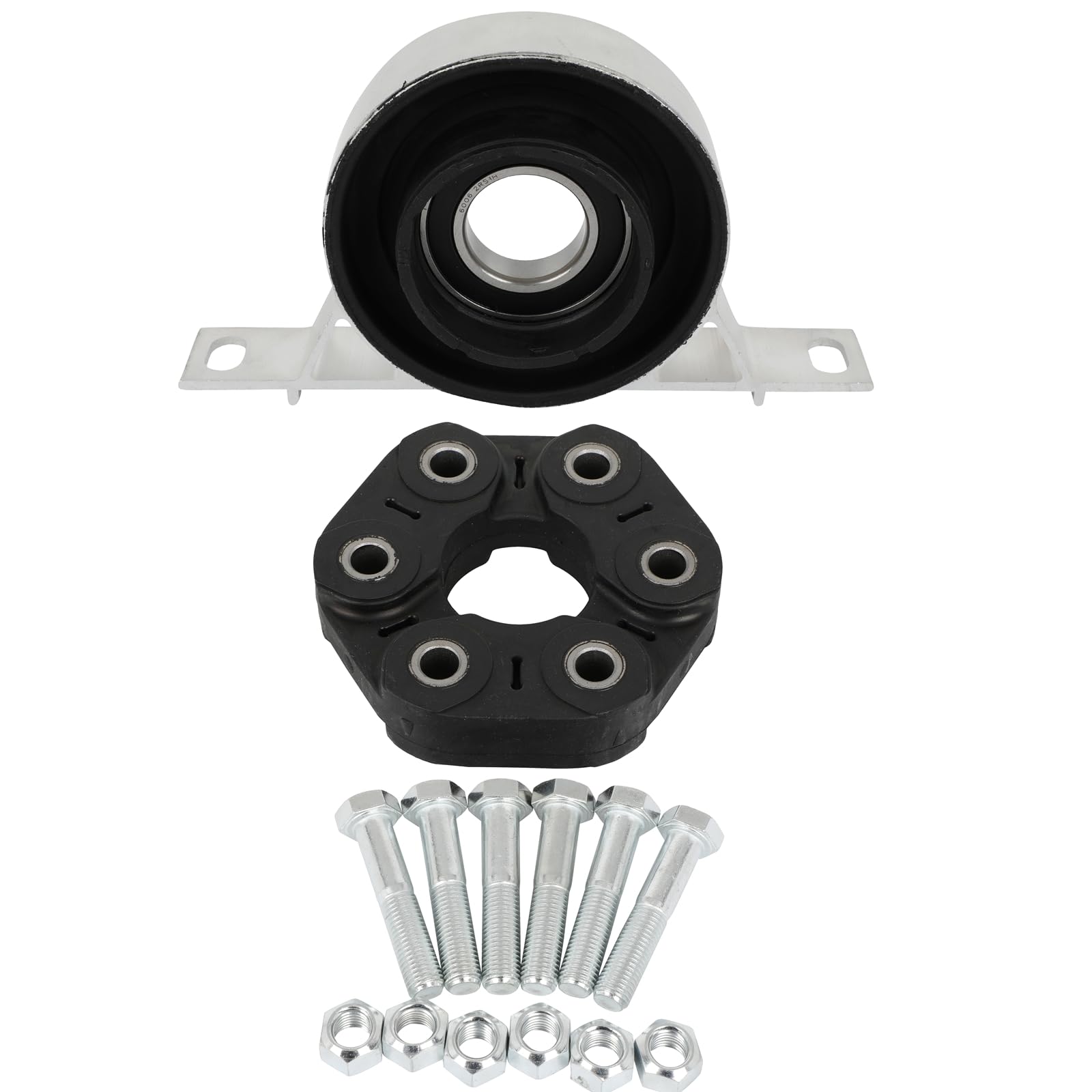 SCITOO 26117511454 Antriebswellen-Flex-Scheibengelenk und Mittelstützlager, passend für BMW 318ti 323Ci 325Ci 325e 328i 330xi 525i 733i 735i M3 X5 Z4, passend für Volvo 240 745 940, passend für Jaguar SCITOO 26117511454 Antriebswellen-Flex-Scheibengelenk und Mittelstützlager, passend für BMW 318ti 323Ci 325Ci 325e 328i 330xi 525i 733i 735i M3 X5 Z4, passend für Volvo 240 745 940, passend für Jaguar von SCITOO