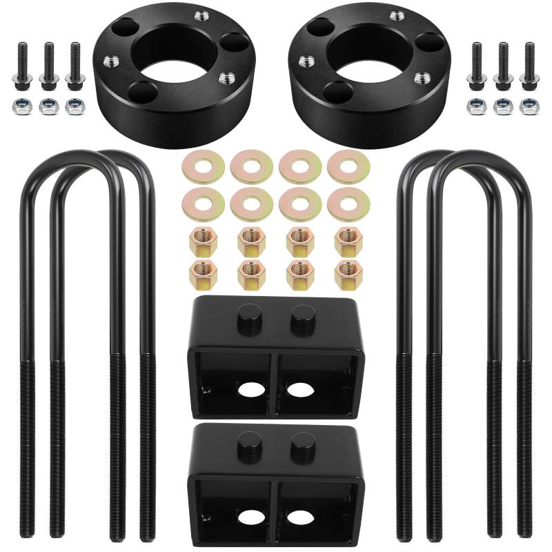 SCTIOO 7,6 cm vorne 7,6 cm Heck-Nivellierhebe-Set 2021–2024 für Ford für F-150 Ersatzteile von SCITOO