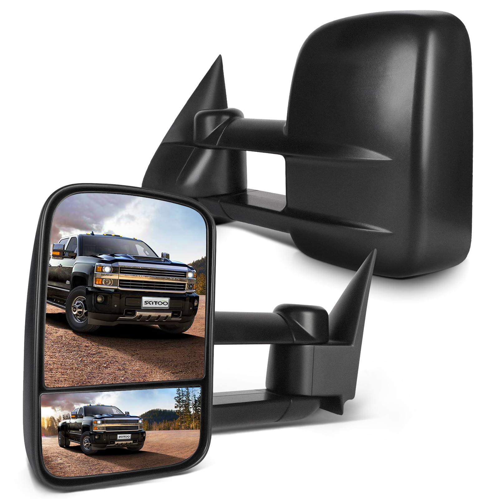 scitoo 1999–2007 Chevy/GMC Silverado/Sierra manuell Teleskop-Spiegel Paar scitoo 1999–2007 Chevy/GMC Silverado/Sierra manuell Teleskop-Spiegel Paar von SCITOO