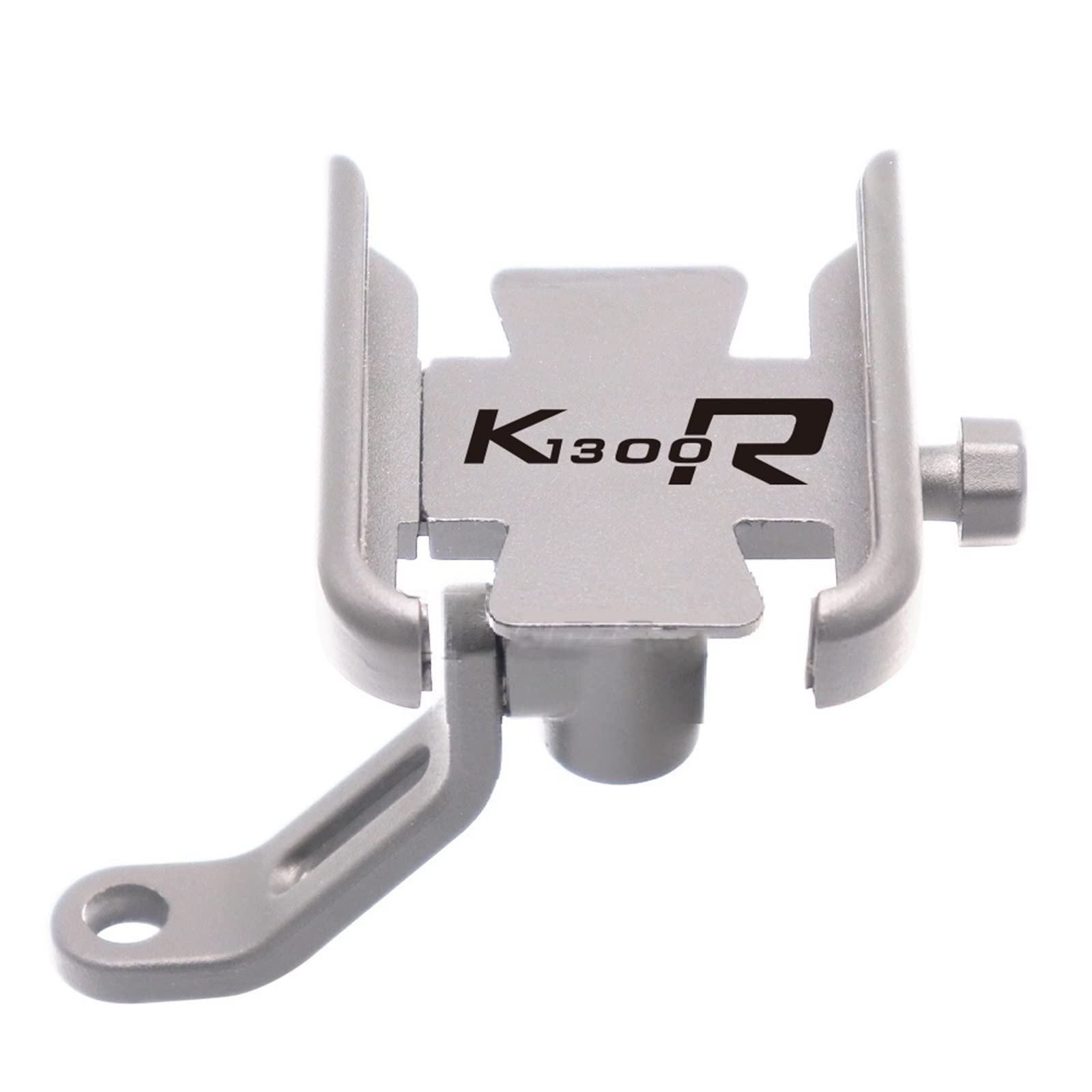 Für BMW K1300R K1300 R Motorradzubehör Universal Lenker Rückfahr Handyhalter GPS Ständer Halterung (Farbe : Mirror Type Silver) von SCITOY
