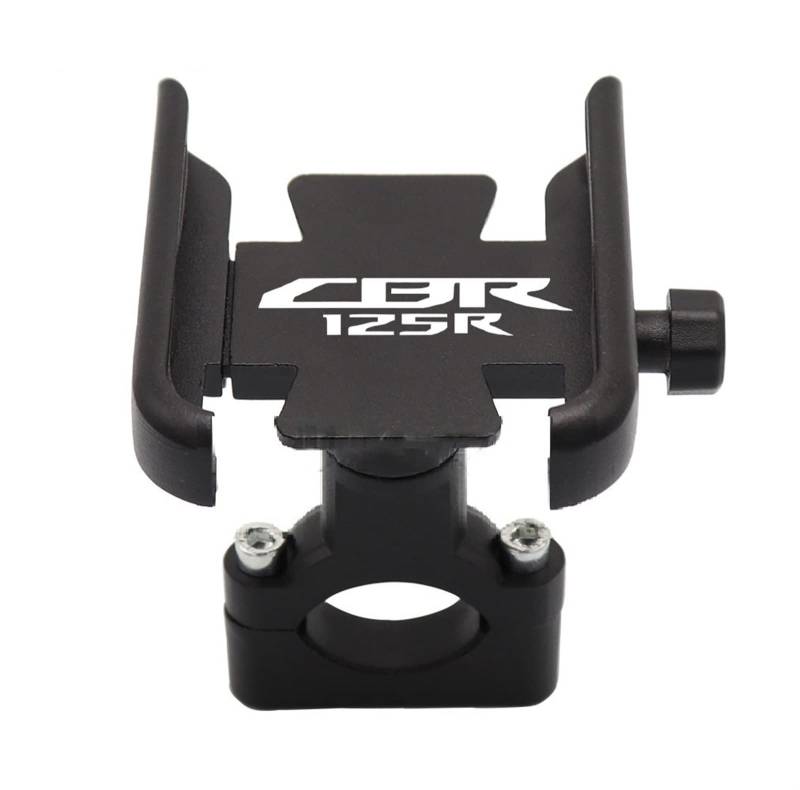 Für Honda CBR125R CBR125 R CBR 125R Motorradzubehör Lenker Rückfahr Handyhalter GPS Ständer Halterung (Farbe : Handlebar Black) von SCITOY