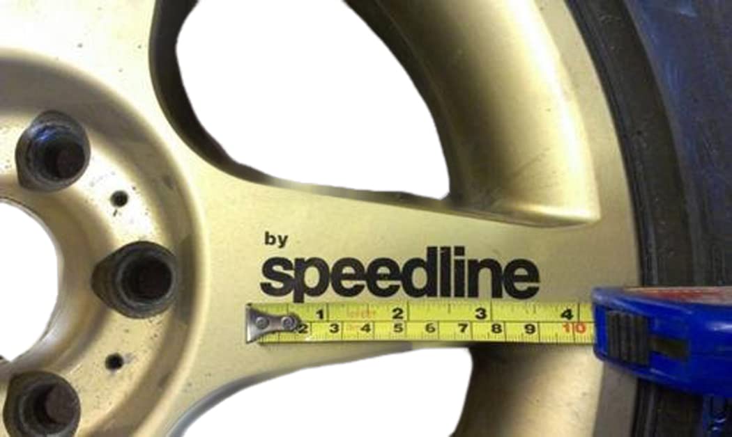 Speedline alloy wheel stickers x4 corse von SCOOBY DESIGNS