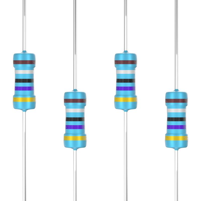 SCOOYUCK 100 Pcs 4,7 Ω ohm Widerständ 1/4W (0,25W) 1% Toleranz Metall Film Widerstande von SCOOYUCK