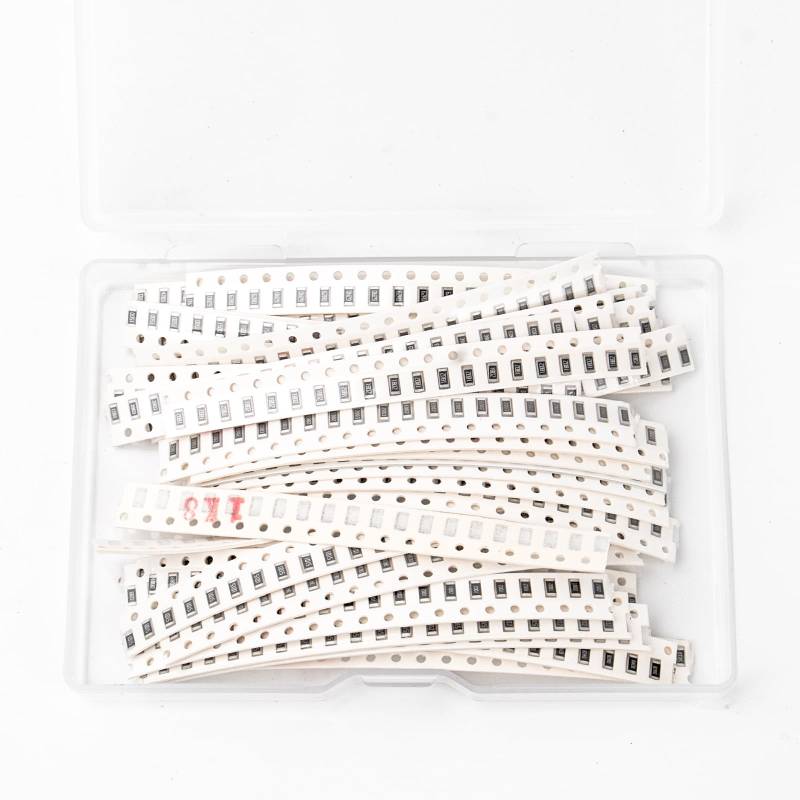 SCOOYUCK Widerstand Sortiment 1206 SMD 1 ohm bis 1M Ohm 33 Werte 660 Stück Widerstände Kit ± 1% Toleranz Widerstand Set von SCOOYUCK