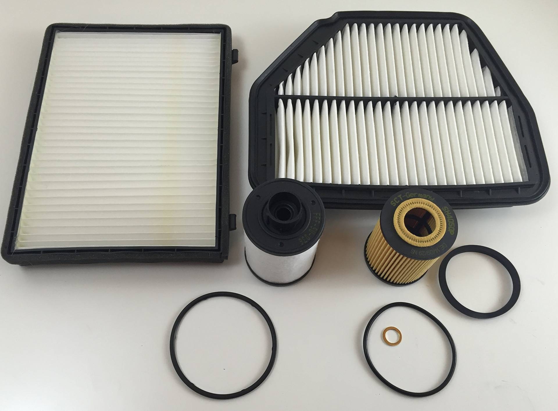 FILTER SET ÖLFILTER POLLENFILTER LUFTFILTER KRAFTSTOFFFILTER ANTARA CAPTIVA von SCT GERMANY / WINFIL