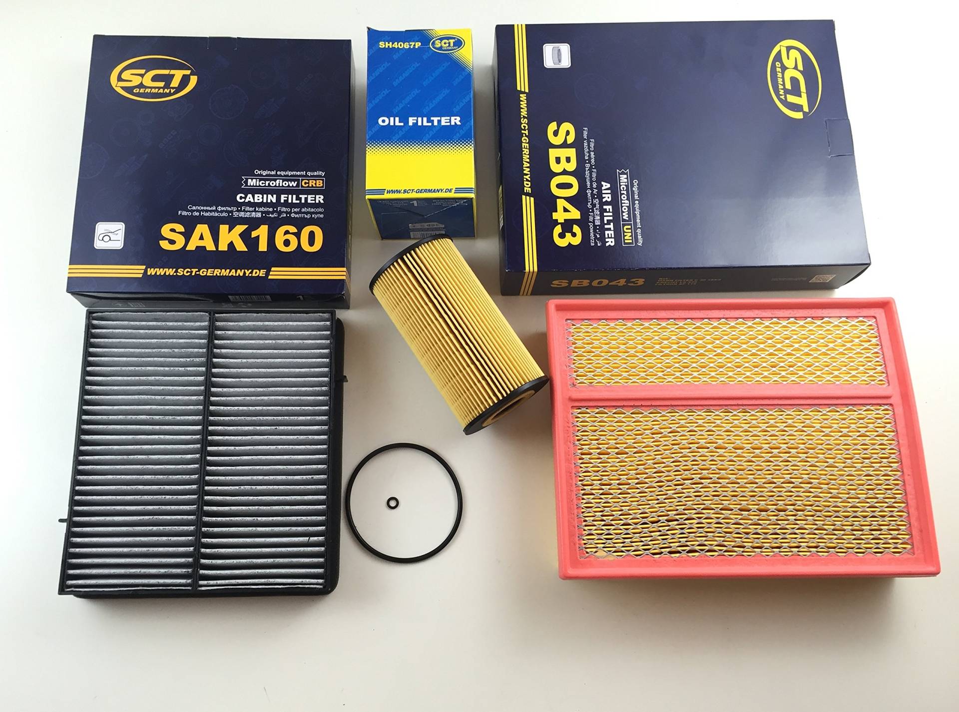 ÖLFILTER LUFTFILTER AKTIVKOHLEFILTER M-KLASSE W163 ML 400 CDI 184 KW 250 PS ÖLFILTER LUFTFILTER AKTIVKOHLEFILTER M-KLASSE W163 ML 400 CDI 184 KW 250 PS von SCT GERMANY