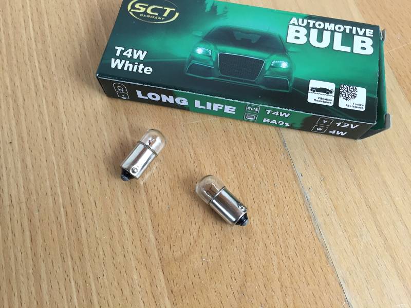 10 x SCT GERMANY T4W LONGLIFE LAMPE 12V 4W BA9s LAMP BULB von SCT GERMANY