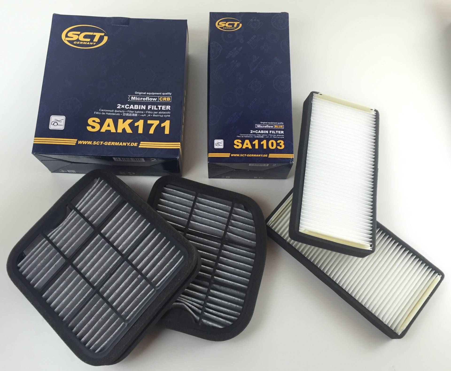 FILTER SET 2 x AKTIKKOHLEFILTER 2 x INNENRAUMFILTER SCT GERMANY W210 S210 W220 FILTER SET 2 x AKTIKKOHLEFILTER 2 x INNENRAUMFILTER SCT GERMANY W210 S210 W220 von SCT GERMANY
