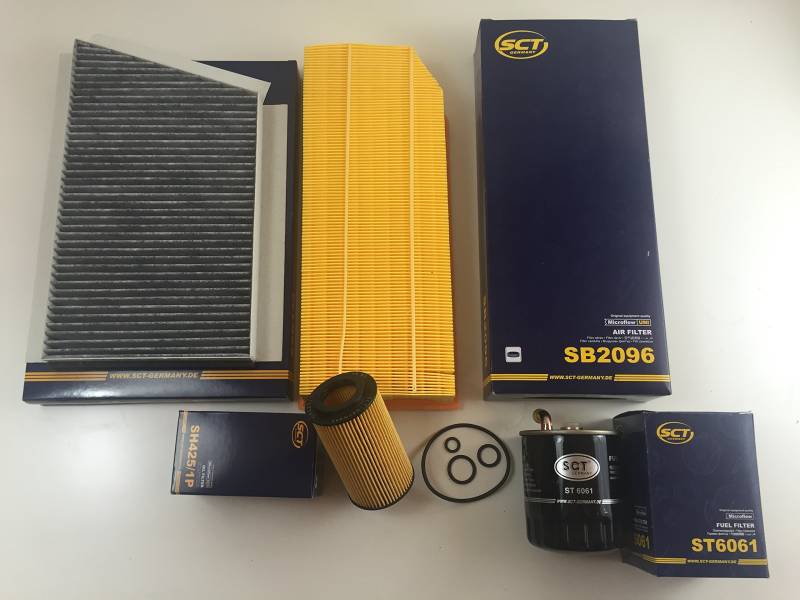 FILTER SET INSPEKTIONSSET 4 x FILTER SCT GERMANY C-Klasse W203 C 200 220 270 CDI von SCT GERMANY