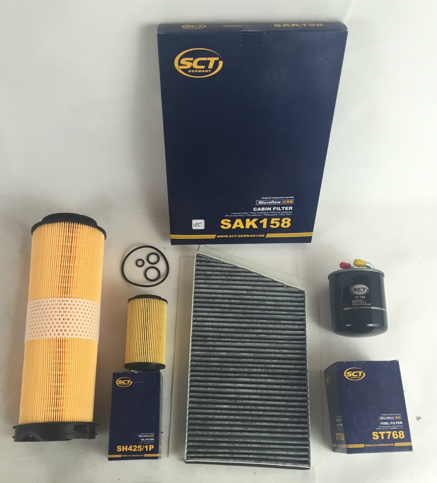 FILTER-SET ÖLFILTER LUFTFILTER AKTIVKOHLE KRAFTSTOFFFILTER CLC CLK C-KLASSE W203 S203 CL203 C209 C 200 220 CDI FILTER-SET ÖLFILTER LUFTFILTER AKTIVKOHLE KRAFTSTOFFFILTER CLC CLK C-KLASSE W203 S203 CL203 C209 C 200 220 CDI von SCT GERMANY