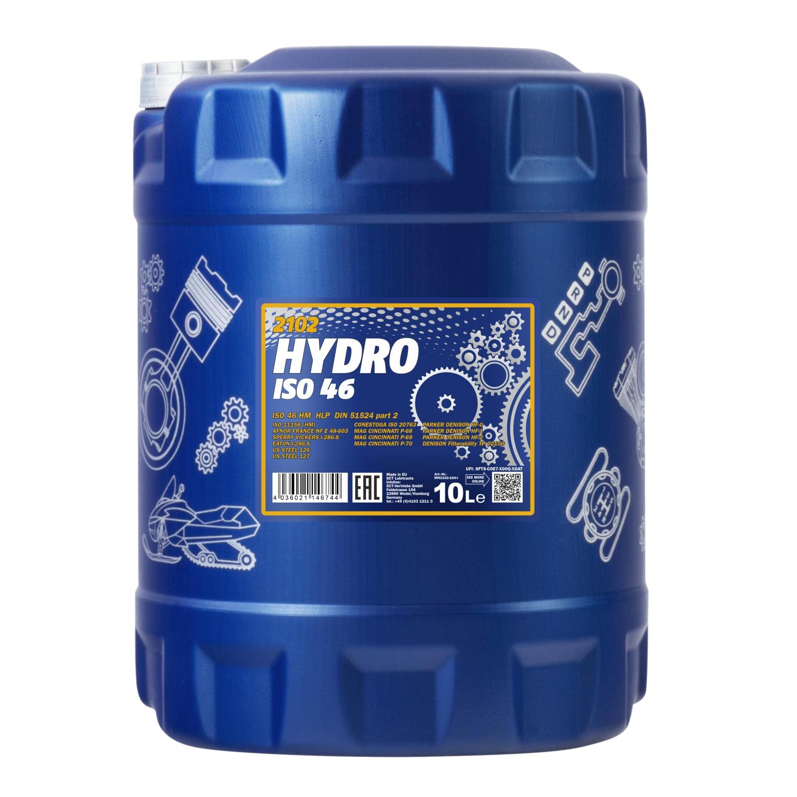 MANNOL Hydro ISO 46 LONGLIFE 10 L MANNOL Hydro ISO 46 LONGLIFE 10 L von MANNOL