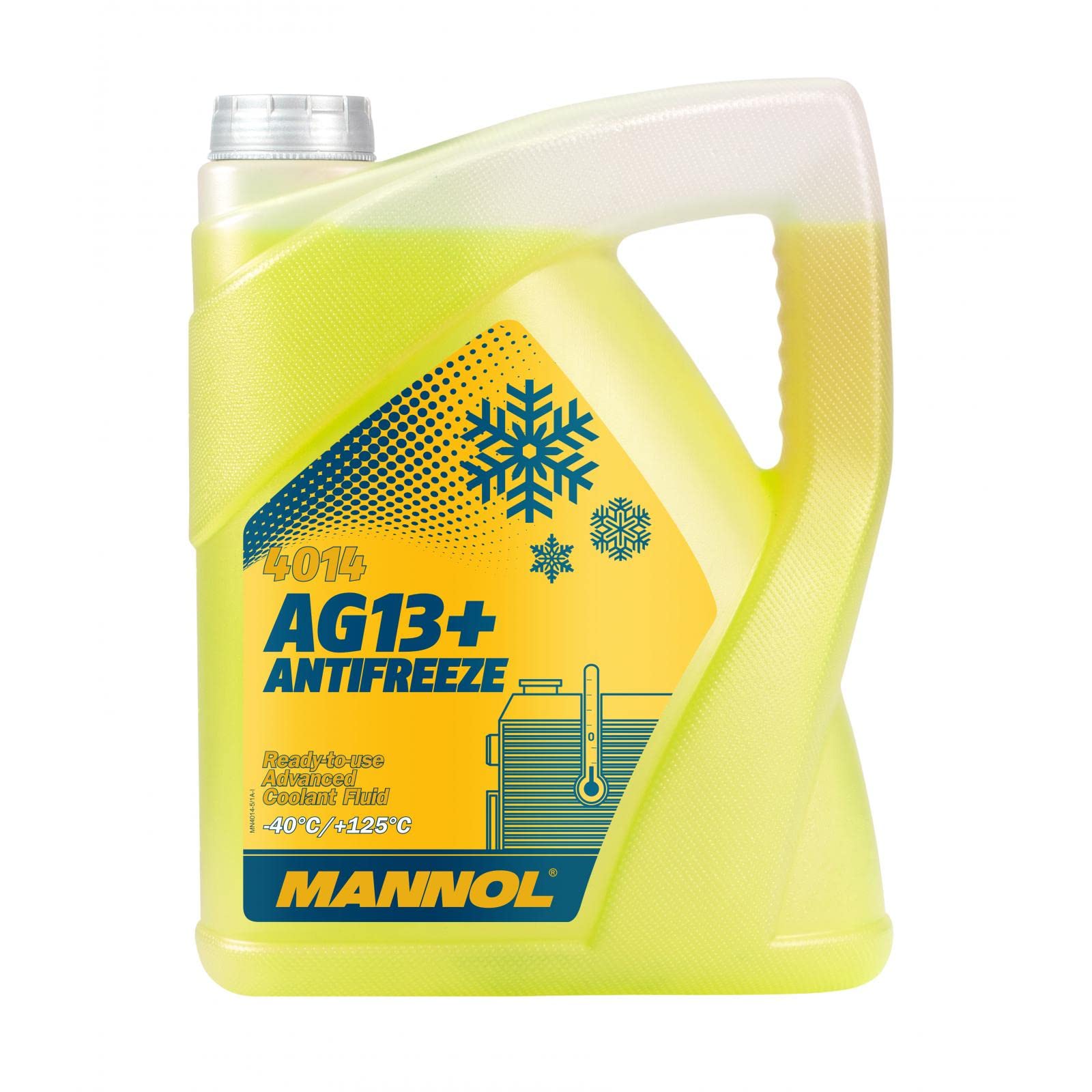 MANNOL SCT Germany MN4014-5 AG13+ Advanced Antifreeze -40°C Kühlerfrostschutz 5L von MANNOL
