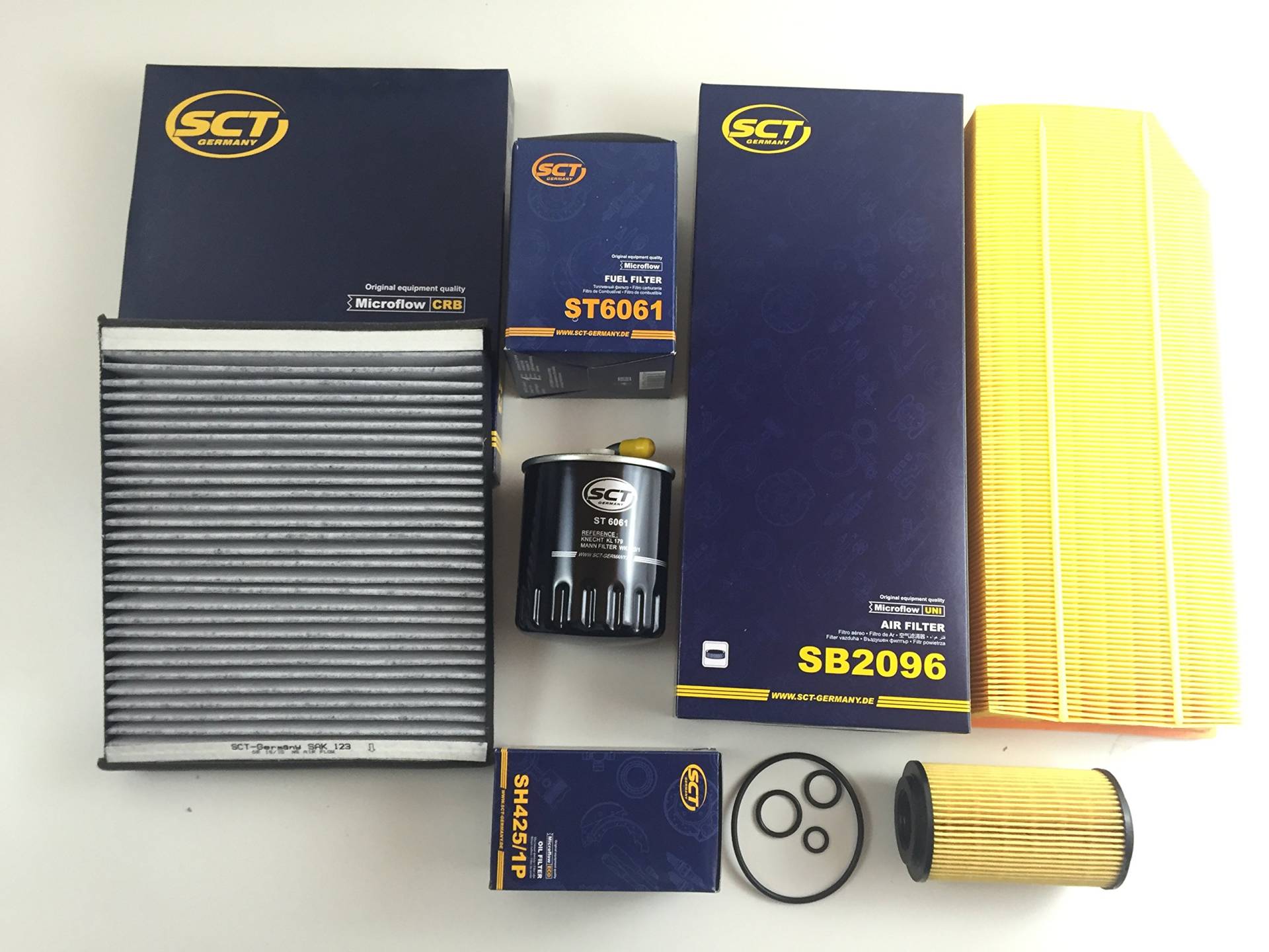 ÖLFILTER AKTIVKOHLEFILTER LUFTFILTER KRAFTSTOFFFILTER SCT GERMANY G-KLASSE W463 270 CDI ÖLFILTER AKTIVKOHLEFILTER LUFTFILTER KRAFTSTOFFFILTER SCT GERMANY G-KLASSE W463 270 CDI von SCT Germany