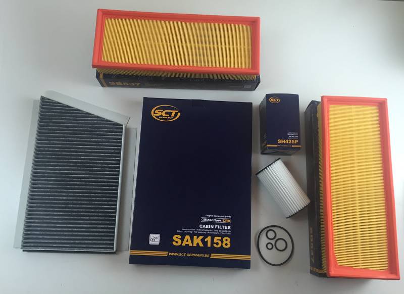 ÖLFILTER LUFTFILTER AKTIVKOHLEFILTER SCT GERMANY W203 S203 CL203 230 280 320 etc von SCT Germany