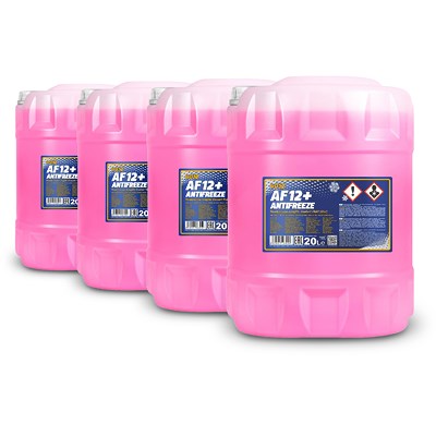 Sct - Mannol 4x 20 L Antifreeze AF12+ (-40) Longlife Kühlerfrostschutz von SCT - MANNOL