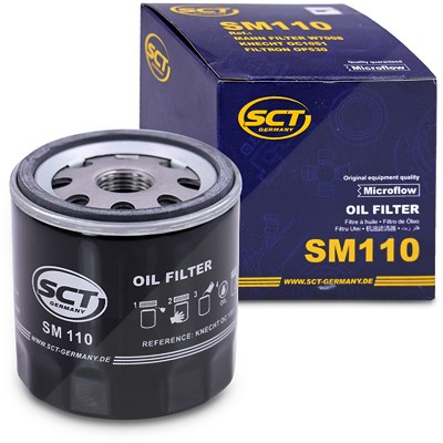 Sct - Mannol Ölfilter [Hersteller-Nr. SM110] für Alfa Romeo, Austin, Autobianchi, Chrysler, Dodge, Fiat, Ford, Ford Usa, Innocenti, Jeep, Lancia, Mase von SCT - MANNOL