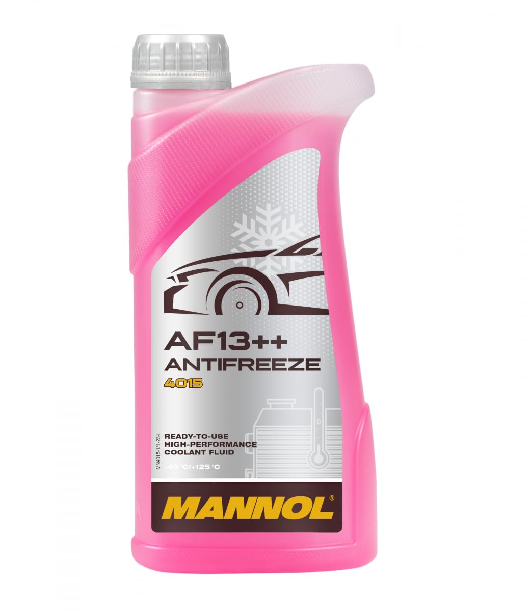 1L Mannol Kühlerfrostschutz AF12++ Rot High Perfomance Antifreeze -40 Grad von SCT