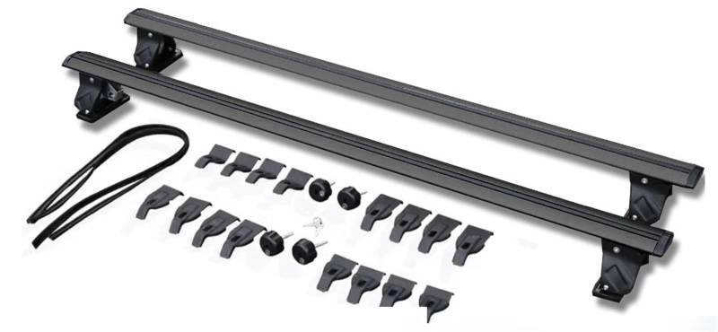 2PCS Abschließbare Dachreling Rack Dach Gepäck Limousine Querstangen Kreuz Bars Aluminium Silber Für Mazda 3 Dachträger Relingträger von SCUASKJ