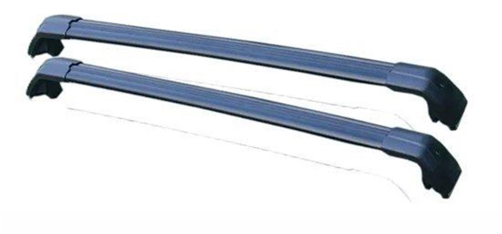 2Pcs Auto Dach Rack Kreuz Bar Fracht Gepäck Träger FÜR Land FÜR Rover FÜR Freelander 2 2007 2008 2009 2010 2011 2012 Dachträger Relingträger(Schwarz) von SCUASKJ