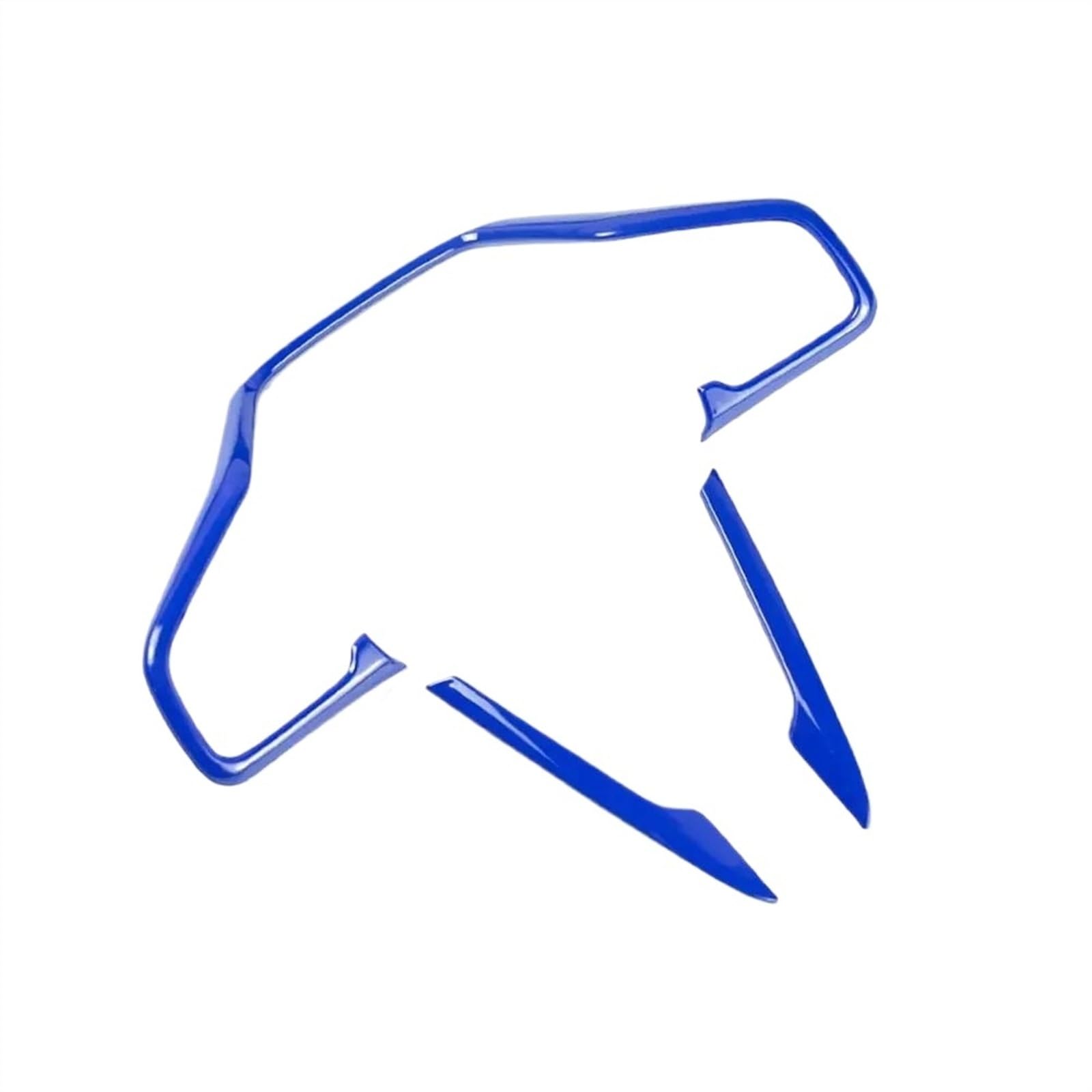 Aufkleber Abdeckung Cover Decal Trim 3 Stücke Auto Lenkrad Rahmen Abdeckung Trim Aufkleber Auto Zubehör Innen Für Civic 10th 2016 2017 2018(Blau) von SCUASKJ