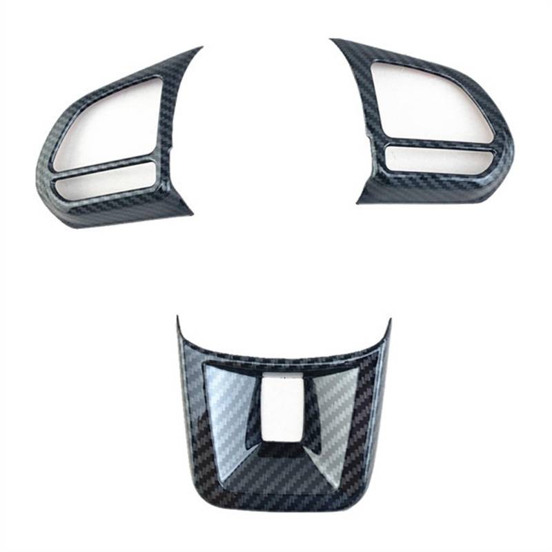 Aufkleber Abdeckung Cover Decal Trim 3 Teile/Satz ABS Für MG5 Für MG6 HS ZS Auto Lenkrad Taste Abdeckung Aufkleber Innen Dekoration Auto Styling von SCUASKJ