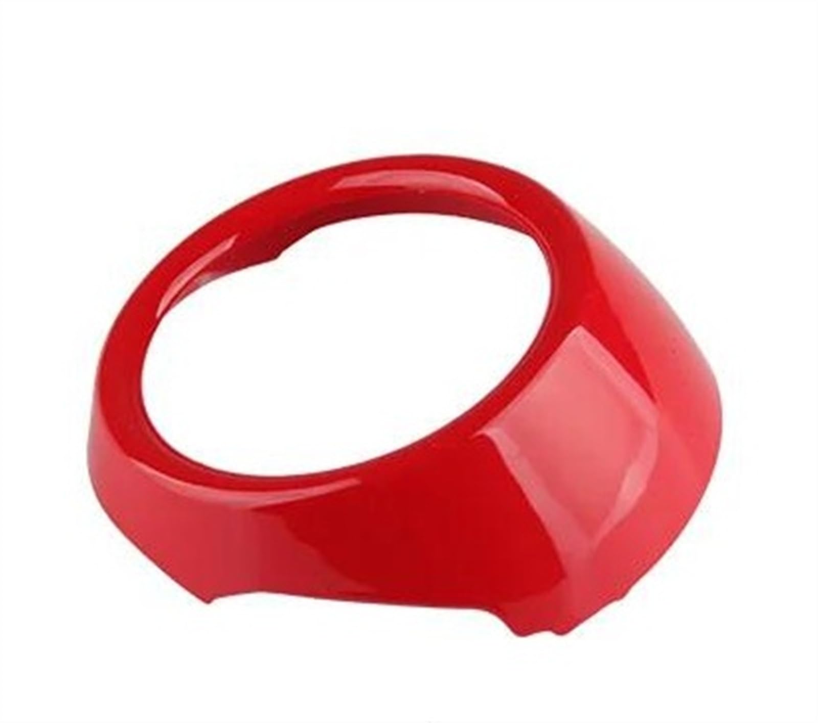 Aufkleber Abdeckung Cover Decal Trim 4 Stücke Auto Innentürgriff Dekorative Ring Aufkleber ABS Kunststoff Türgriff Außenring Aufkleber Für Mini Für Cooper Für F60(Rot) von SCUASKJ