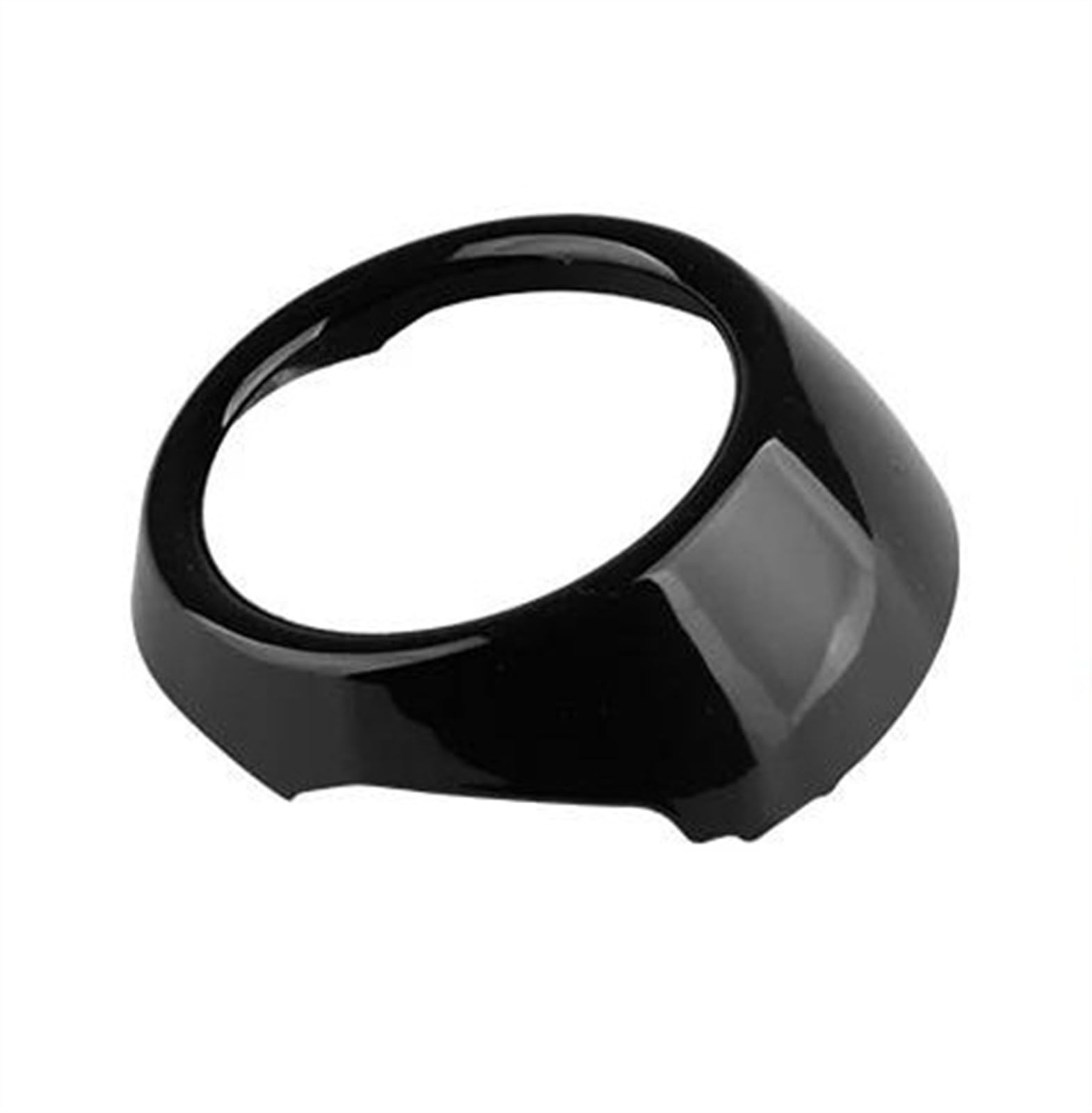 Aufkleber Abdeckung Cover Decal Trim 4 Stücke Auto Innentürgriff Dekorative Ring Aufkleber ABS Kunststoff Türgriff Außenring Aufkleber Für Mini Für Cooper Für F60(Schwarz) von SCUASKJ