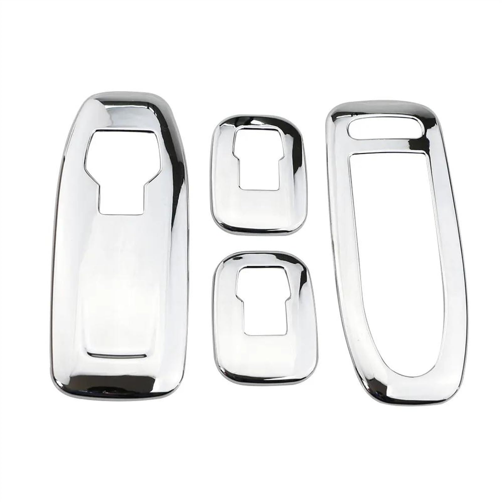 Aufkleber Abdeckung Cover Decal Trim 4Pcs Für Peugeot 2008 2014 2015 2016 2017 2018 2019 Auto Fensterheber Schalter Panel Abdeckung Trim Aufkleber Zubehör(Silber) von SCUASKJ