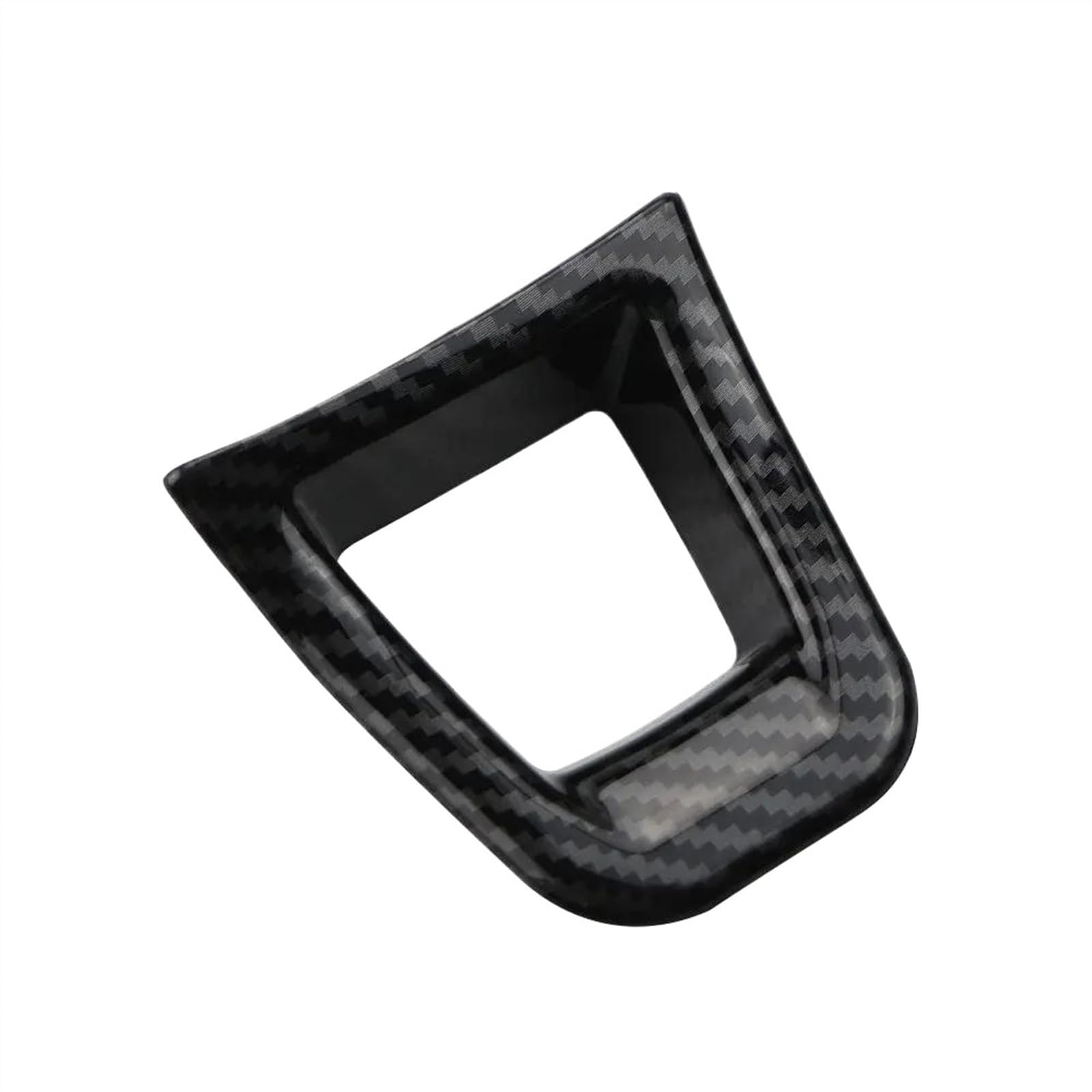 Aufkleber Abdeckung Cover Decal Trim ABS Auto Lenkrad Panel Dekoration Abdeckung Trim Aufkleber Für VW Für Golf 7 MK7 7,5 2013 2014 2015 2016 2017 2018 2019(Kohlenschwarz) von SCUASKJ