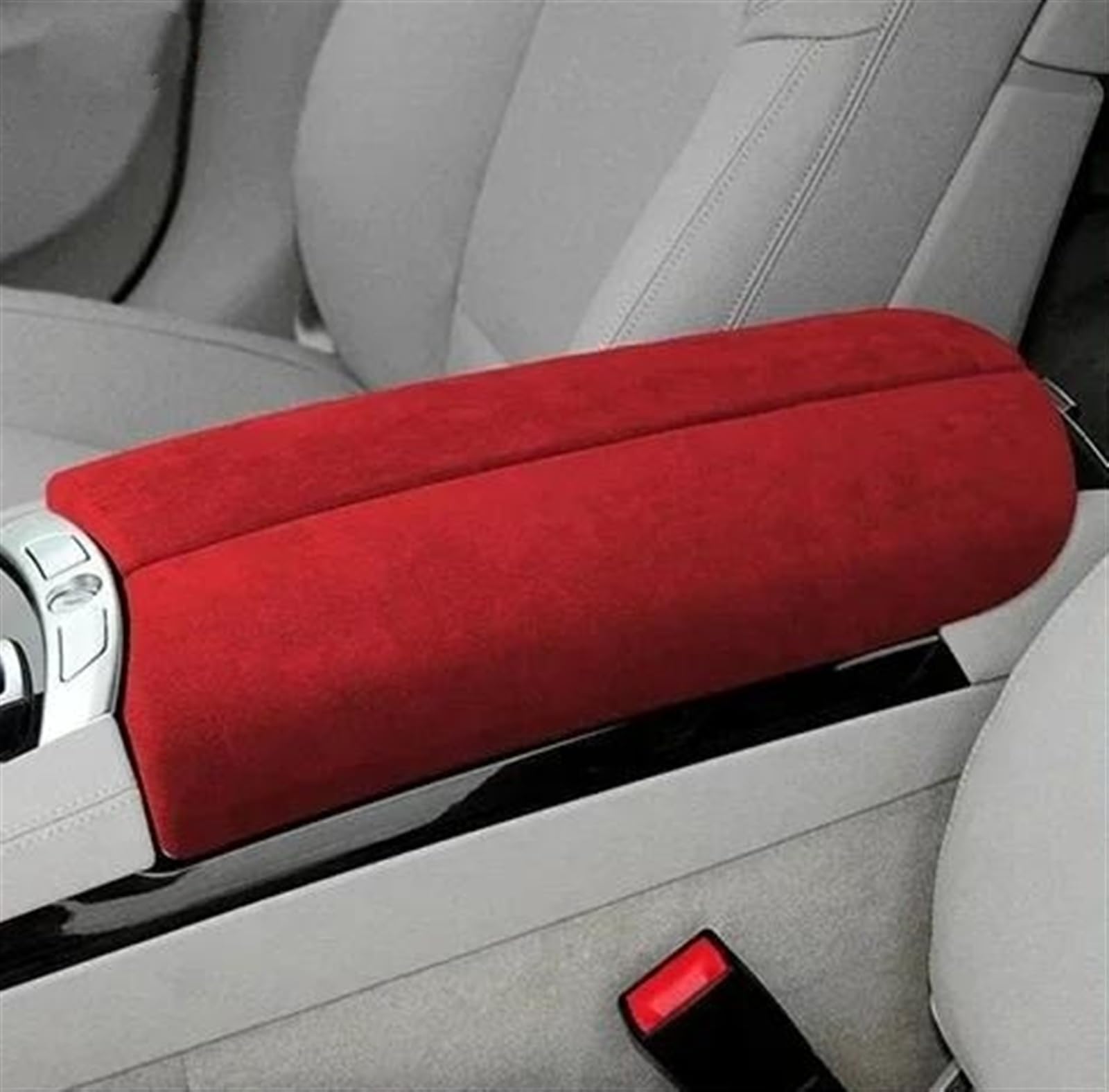 Aufkleber Abdeckung Cover Decal Trim Auto Armlehne Box Abdeckung Mittelkonsole Armlehne Schutz Pad Innen Dekoration Für 7 Serie F01(Rot) von SCUASKJ