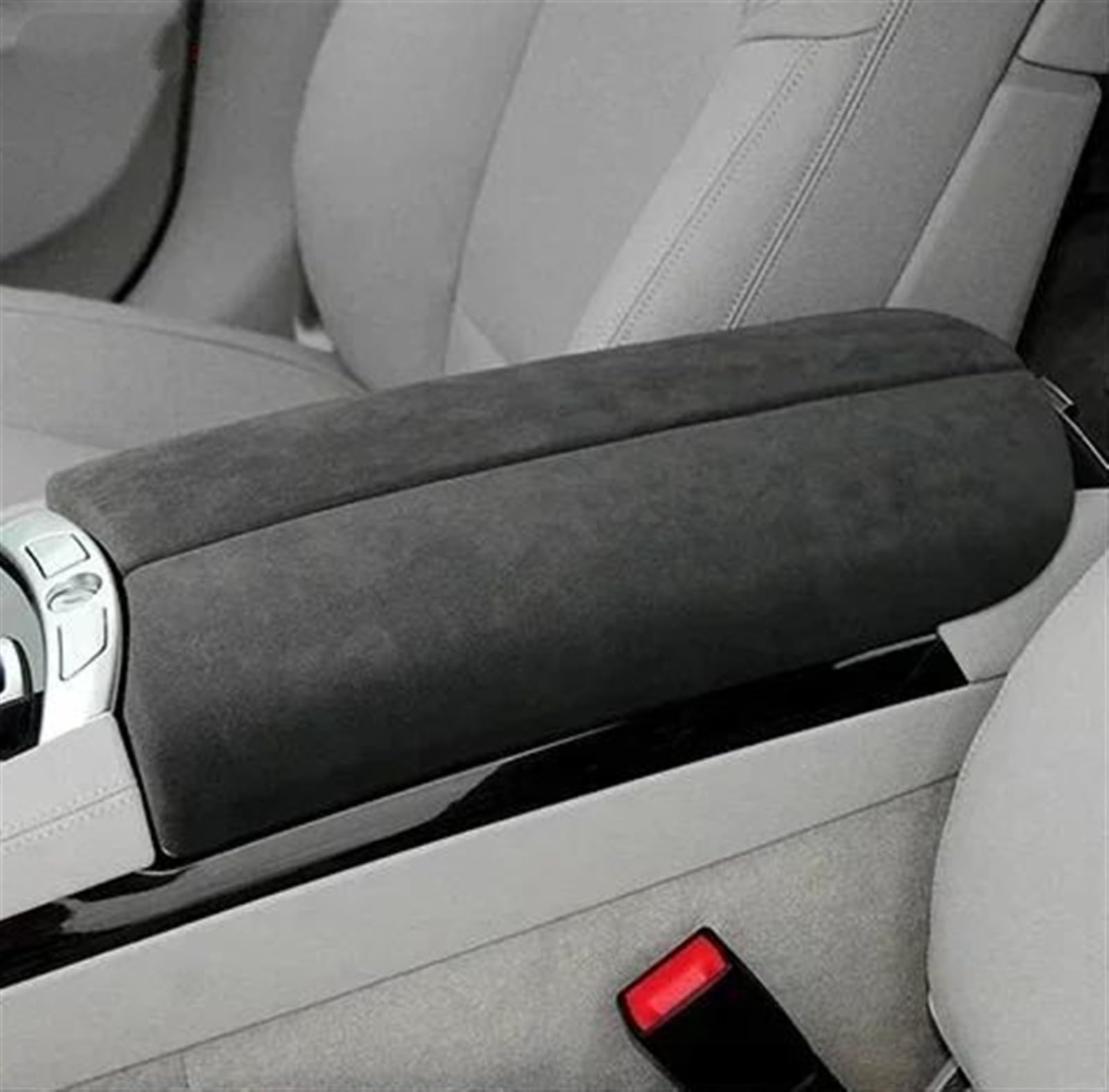 Aufkleber Abdeckung Cover Decal Trim Auto Armlehne Box Abdeckung Mittelkonsole Armlehne Schutz Pad Innen Dekoration Für 7 Serie F01(Schwarz) von SCUASKJ