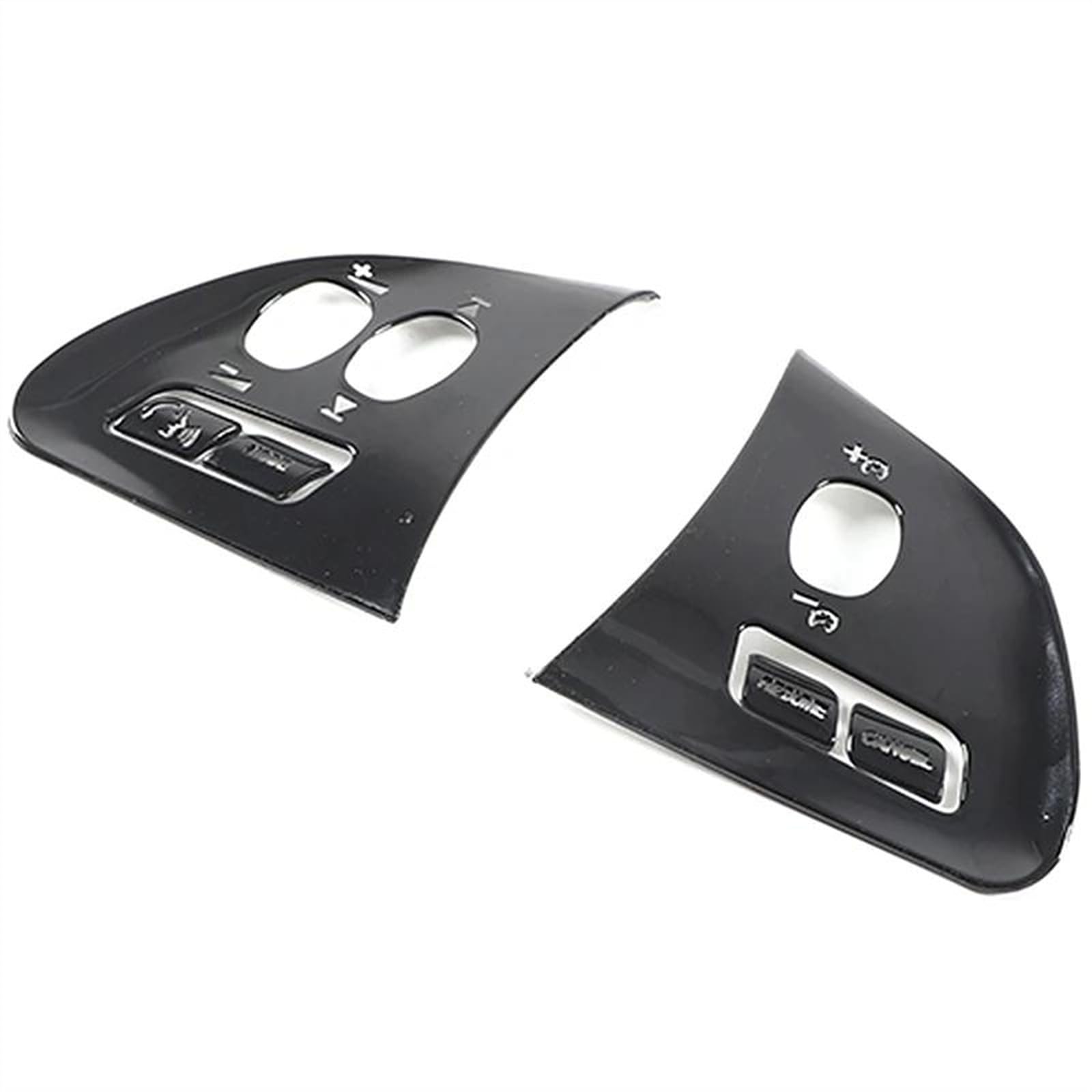 Aufkleber Abdeckung Cover Decal Trim Auto Edelstahl Silber/Schwarz Auto Lenkrad Taste Abdeckung Trim Aufkleber Für Jaguar Für XF 2012 2013 2014 2015(Schwarz) von SCUASKJ
