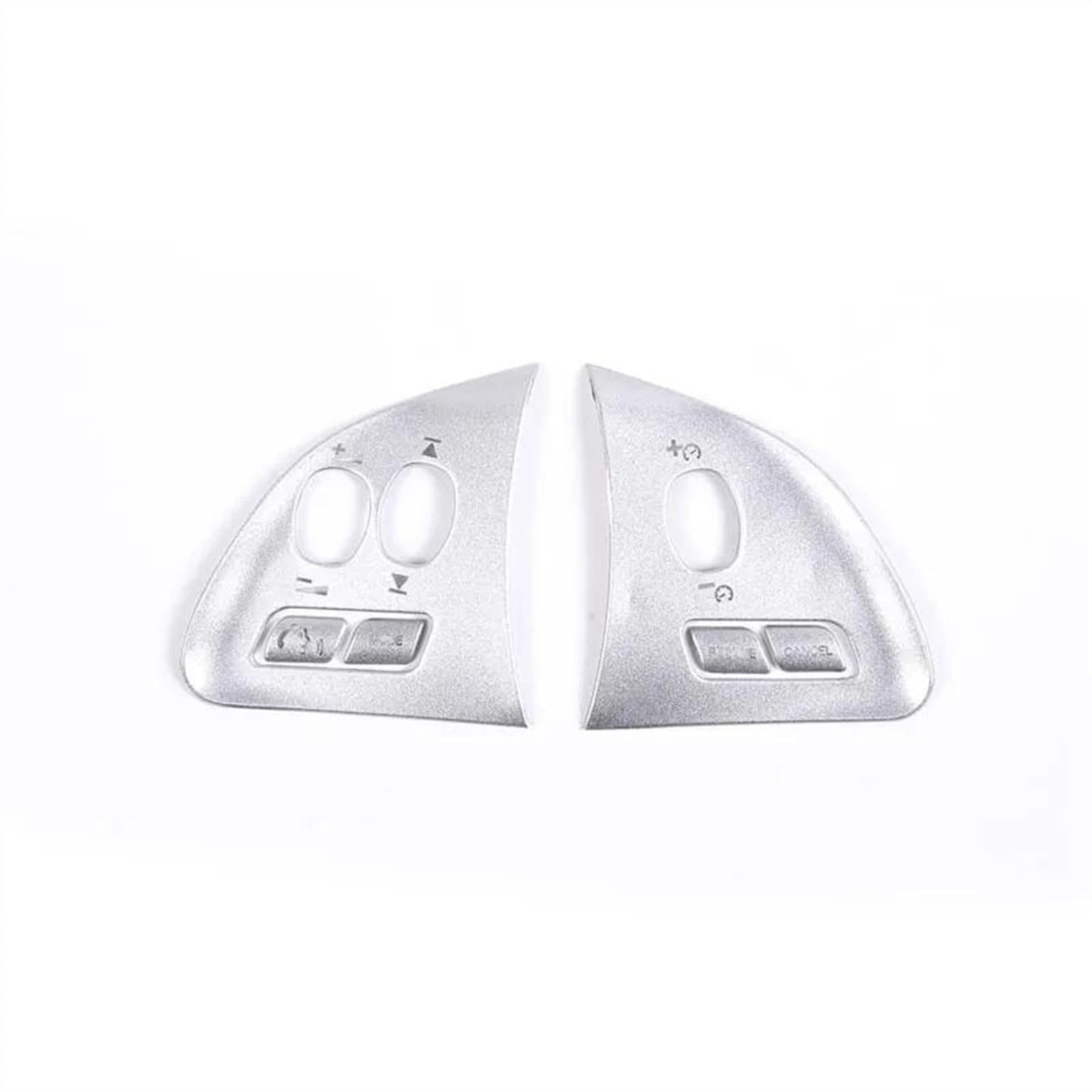 Aufkleber Abdeckung Cover Decal Trim Auto Edelstahl Silber/Schwarz Auto Lenkrad Taste Abdeckung Trim Aufkleber Für Jaguar Für XF 2012 2013 2014 2015(Silber) von SCUASKJ