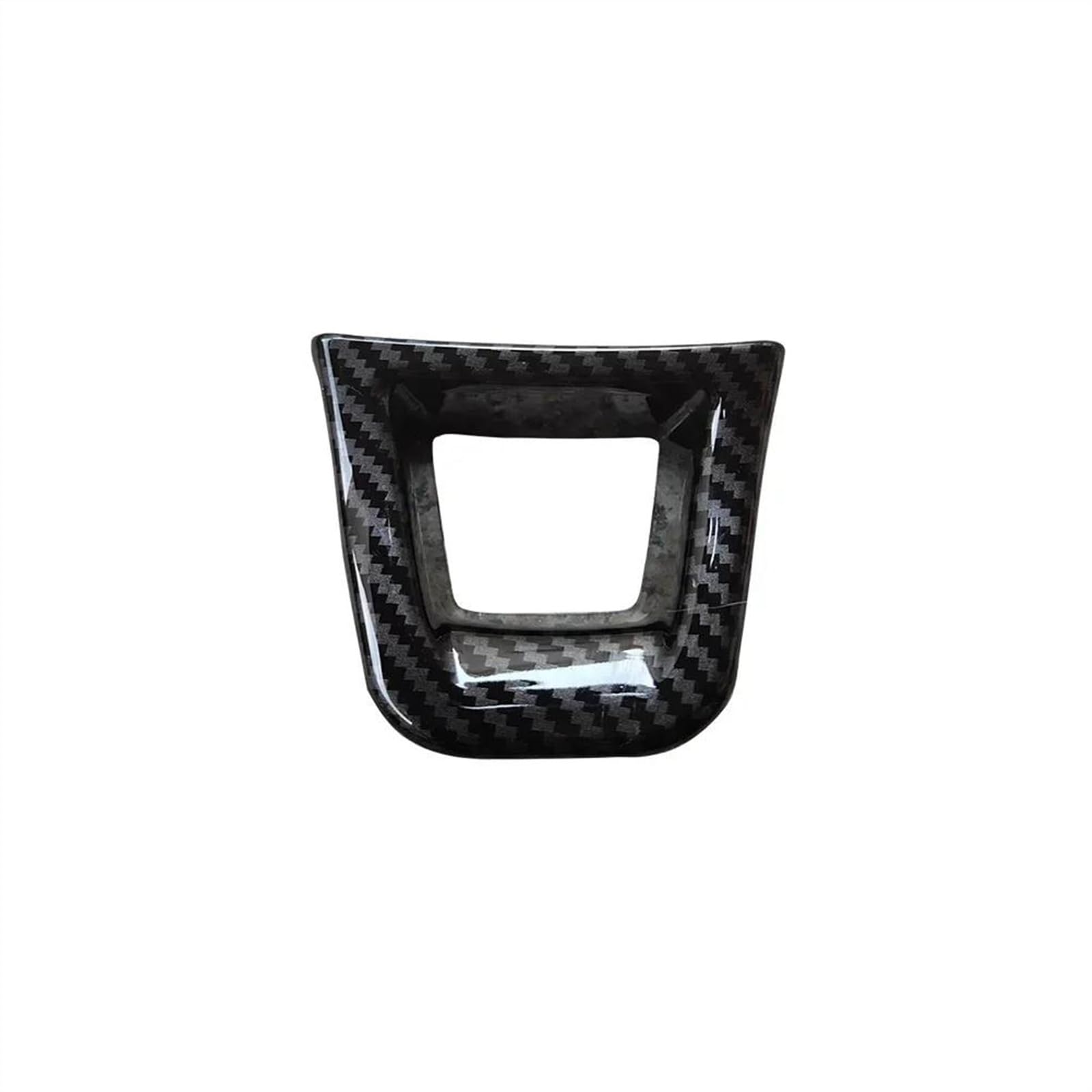 Aufkleber Abdeckung Cover Decal Trim Auto Innen Lenkrad Dekoration Abdeckung Trim Aufkleber Zubehör Für VW Für Passat B8 Für Tiguan MK2 Für Golf 7 7,5 MK7 MK7,5 E-UP(Kohlefaser) von SCUASKJ