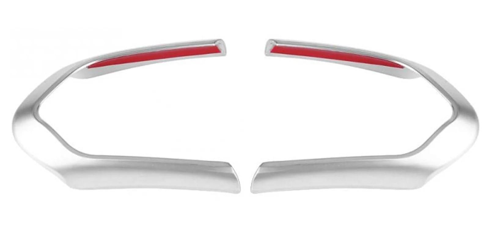 Aufkleber Abdeckung Cover Decal Trim Auto Innen Lenkrad Dekoration Streifen Rahmen Trim Aufkleber Für F10 F20 F13 F15 F16 Für X5 Für X6 F30 1 2 3 4 5 6 Serie Sport(Silber) von SCUASKJ