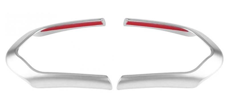 Aufkleber Abdeckung Cover Decal Trim Auto Innen Lenkrad Dekoration Streifen Rahmen Trim Aufkleber Für F10 F20 F13 F15 F16 Für X5 Für X6 F30 1 2 3 4 5 6 Serie Sport(Silber) von SCUASKJ