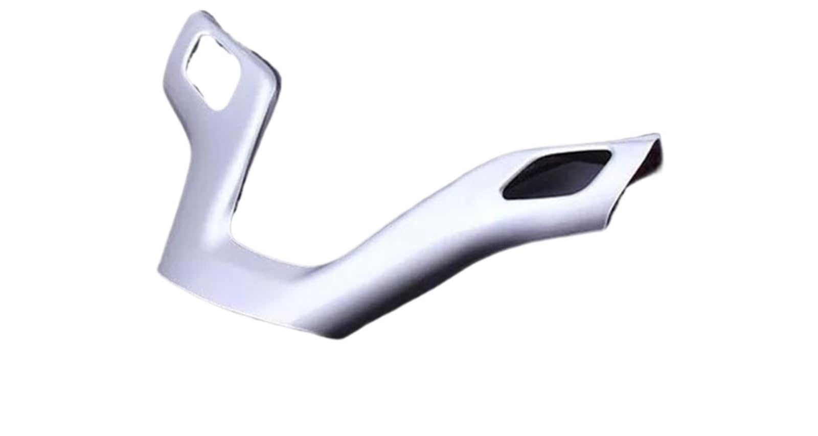Aufkleber Abdeckung Cover Decal Trim Auto Innen Moulding Lenkrad Trim Dekorative Abdeckung Aufkleber Für Chevrolet Für Sail 2010 2011 2012 2013 2014 2015 2016 2017 2018(Style 2 Silver Matte) von SCUASKJ