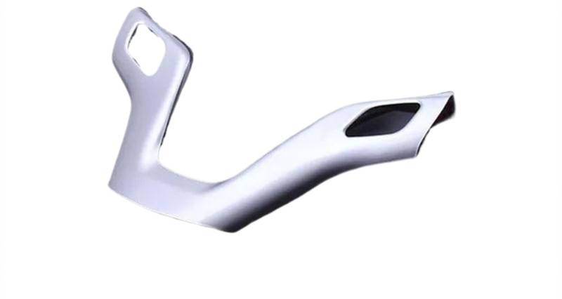 Aufkleber Abdeckung Cover Decal Trim Auto Innen Moulding Lenkrad Trim Dekorative Abdeckung Aufkleber Für Chevrolet Für Sail 2010 2011 2012 2013 2014 2015 2016 2017 2018(Style 2 Silver Matte) von SCUASKJ