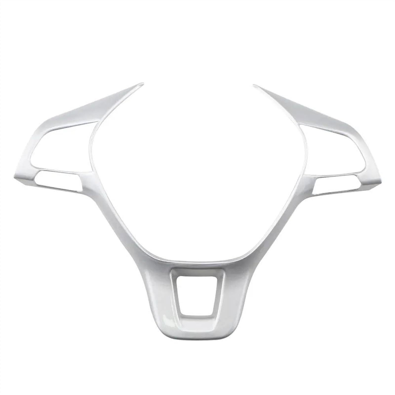 Aufkleber Abdeckung Cover Decal Trim Auto Lenkrad Abdeckung Trim Lenkrad ABS Pailletten Für VW Für Tiguan MK2 Für Allspace 2017 2018 2019 2020 2021(Silber) von SCUASKJ